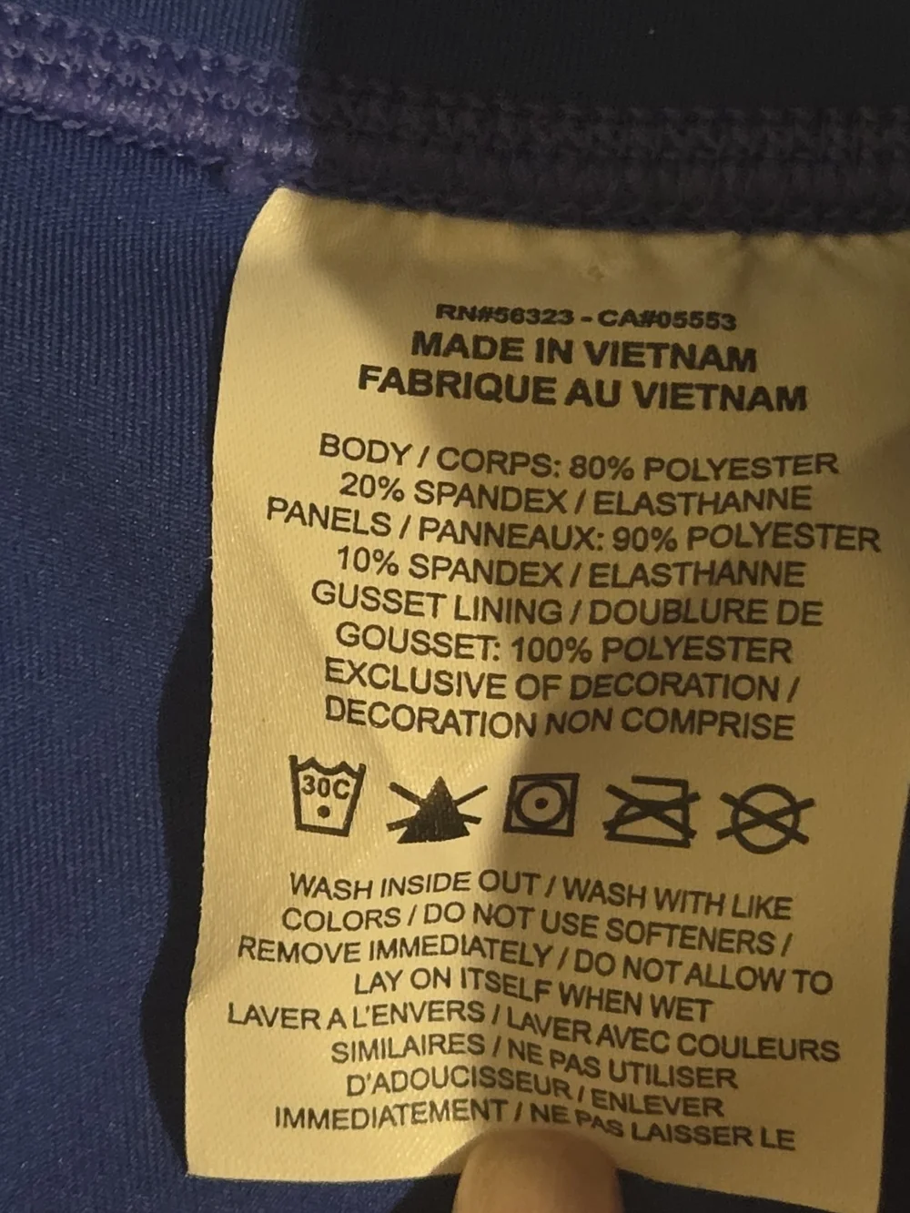 Nike Air Royal Blue Workout Leggings XL- Nwot